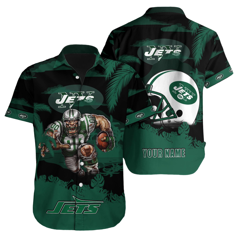 New York Jets Hawaiian Shirt NFL Football Custom Hawaiian Shirt for Men Women Gift For Fans