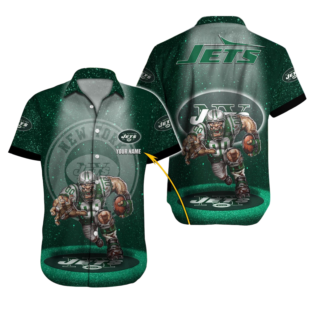 New York Jets Hawaiian Shirt NFL Football Custom Hawaiian Shirt for Men Women Gift For Fans