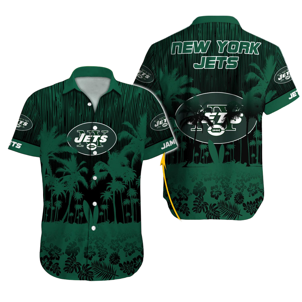 New York Jets Hawaiian Shirt NFL Football Custom Hawaiian Shirt for Men Women Gift For Fans