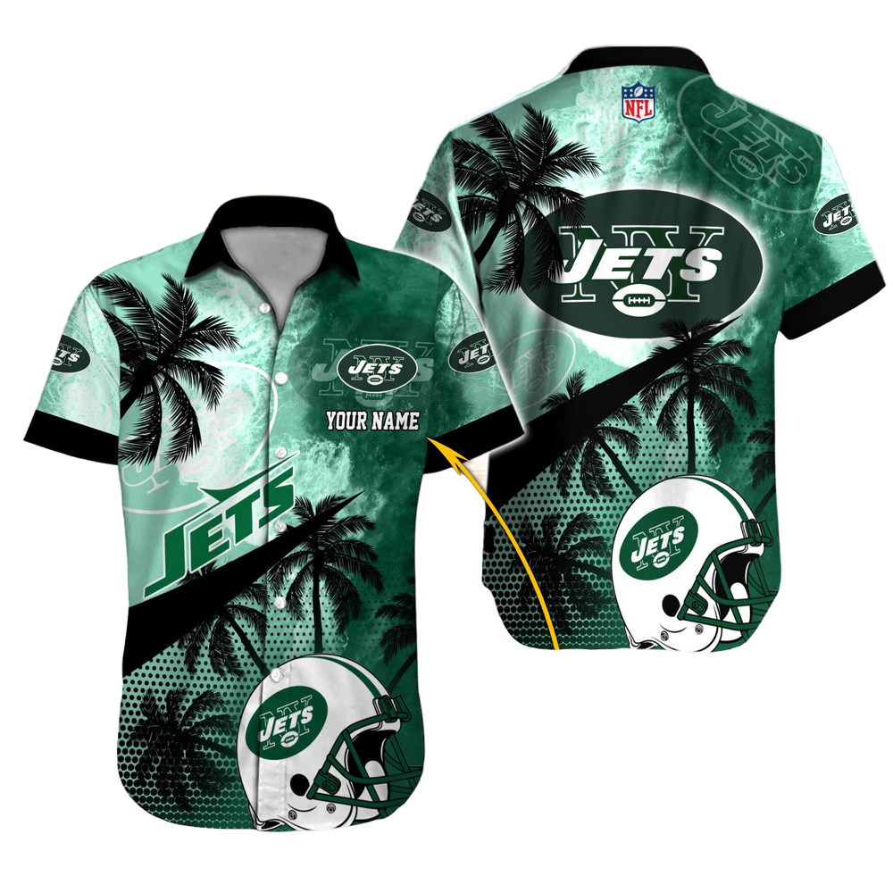 New York Jets Hawaiian Shirt NFL Football Custom Hawaiian Shirt for Men Women Gift For Fans