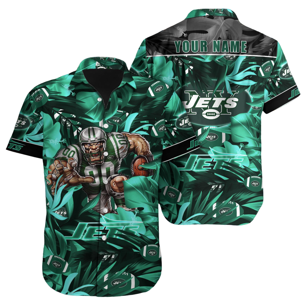 New York Jets Hawaiian Shirt NFL Football Custom Hawaiian Shirt for Men Women Gift For Fans