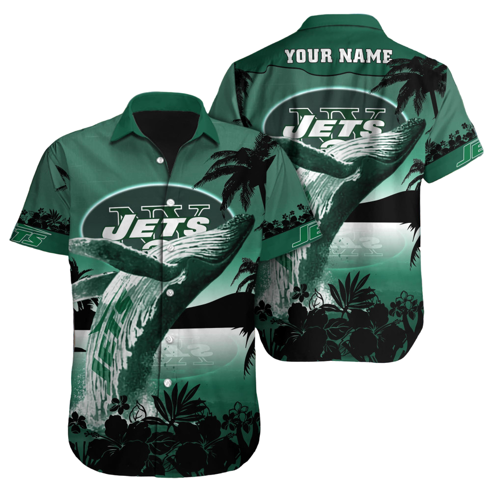 New York Jets Hawaiian Shirt NFL Football Custom Hawaiian Shirt for Men Women Gift For Fans