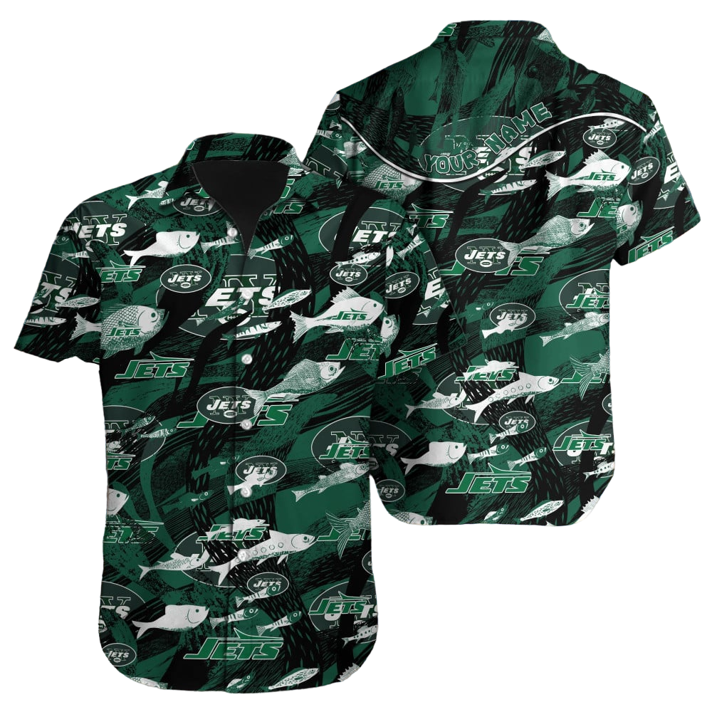 New York Jets Hawaiian Shirt NFL Football Custom Hawaiian Shirt for Men Women Gift For Fans