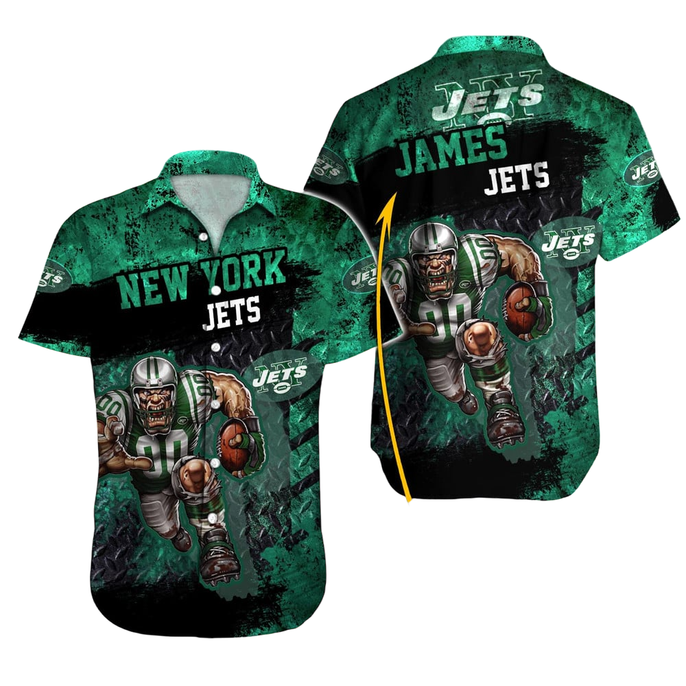 New York Jets Hawaiian Shirt NFL Football Custom Hawaiian Shirt for Men Women Gift For Fans