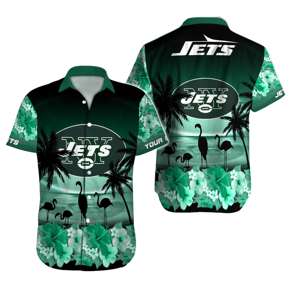 New York Jets Hawaiian Shirt NFL Football Custom Hawaiian Shirt for Men Women Gift For Fans