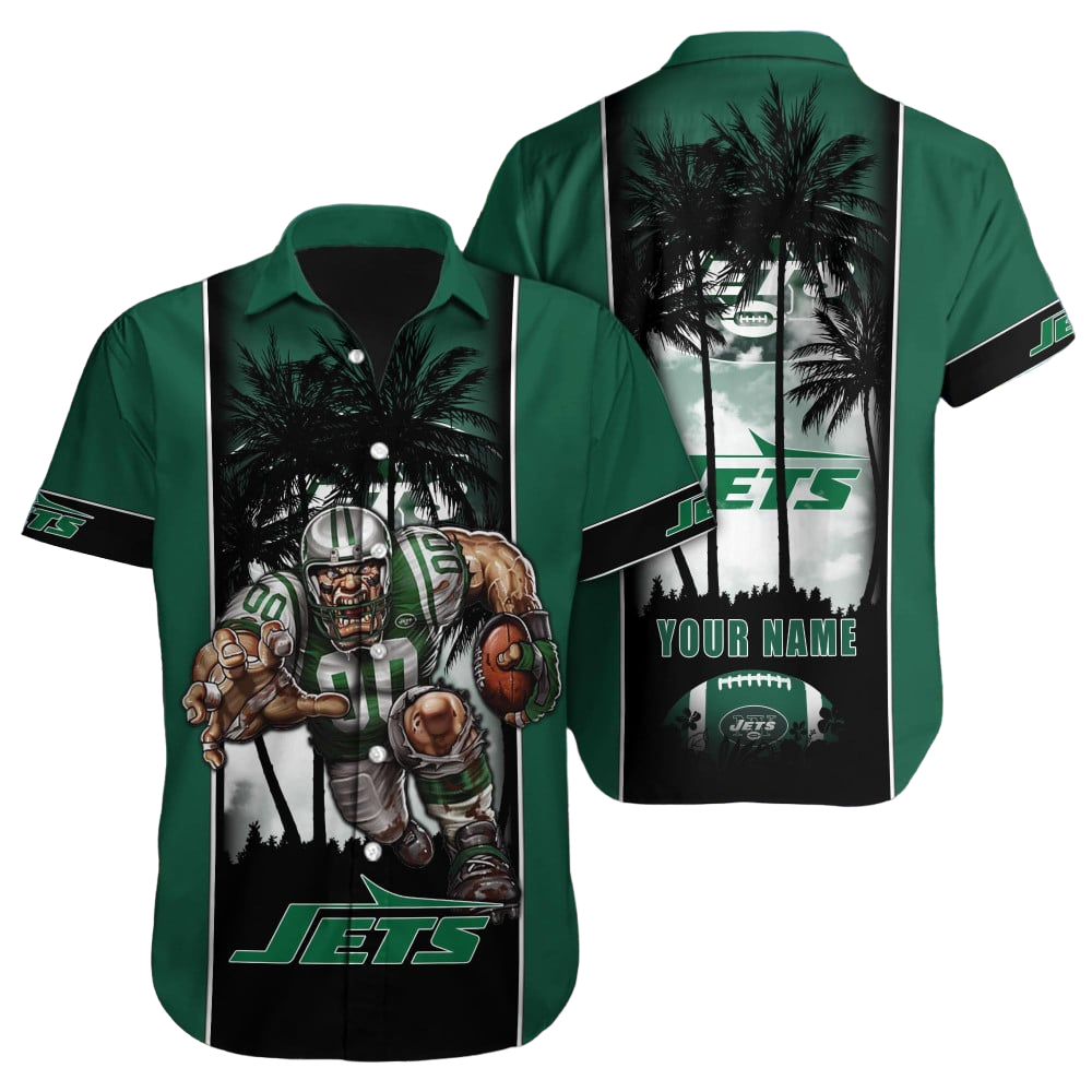 New York Jets Hawaiian Shirt NFL Football Custom Hawaiian Shirt for Men Women Gift For Fans