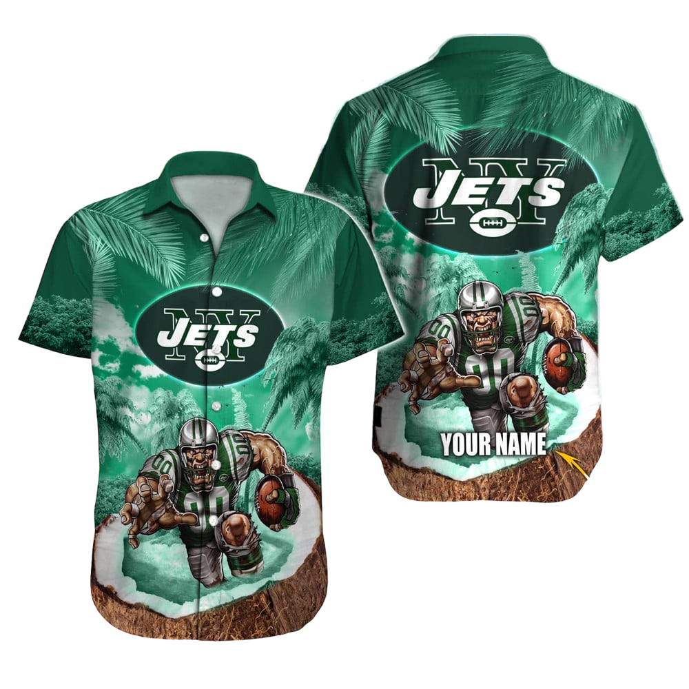 New York Jets Hawaiian Shirt NFL Football Custom Hawaiian Shirt for Men Women Gift For Fans