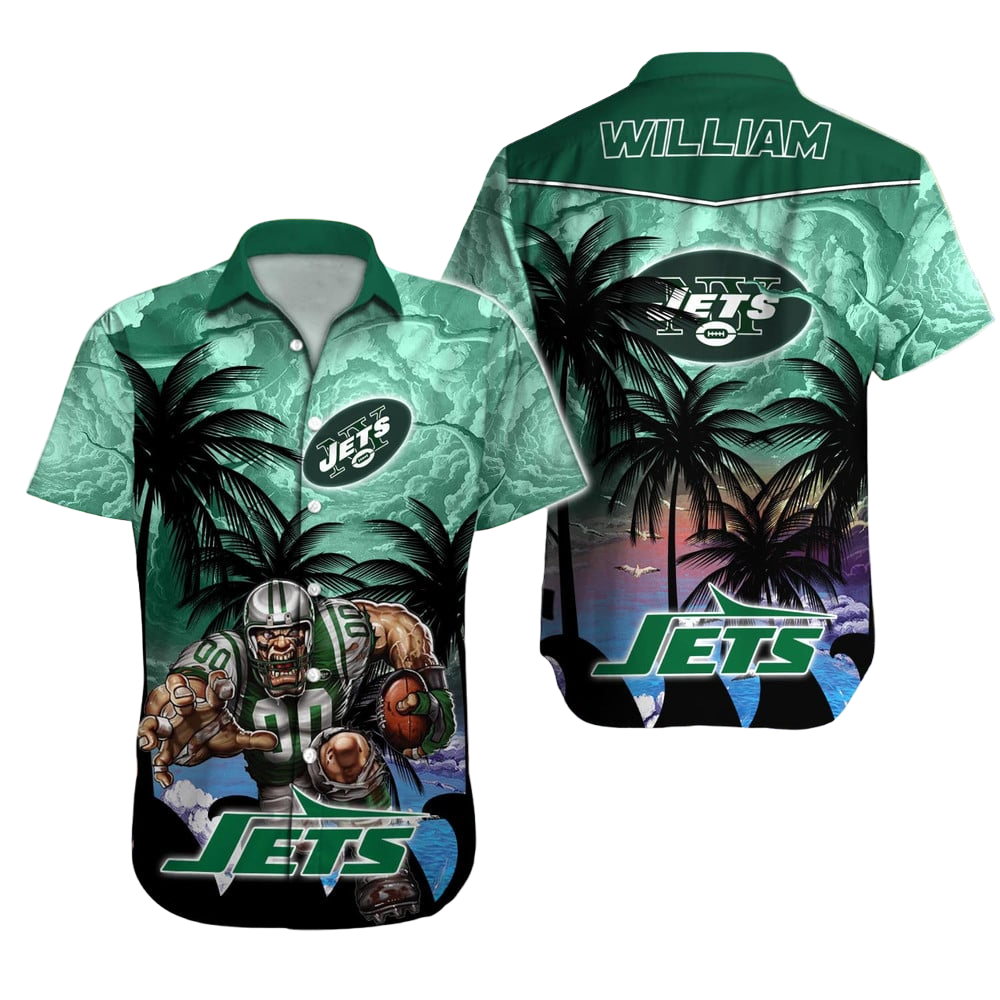 New York Jets Hawaiian Shirt NFL Football Custom Hawaiian Shirt for Men Women Gift For Fans