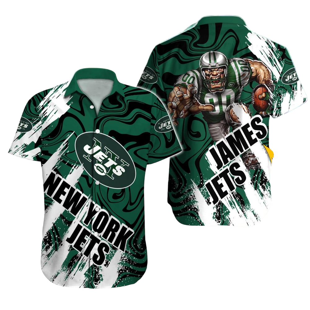 New York Jets Hawaiian Shirt NFL Football Custom Hawaiian Shirt for Men Women Gift For Fans