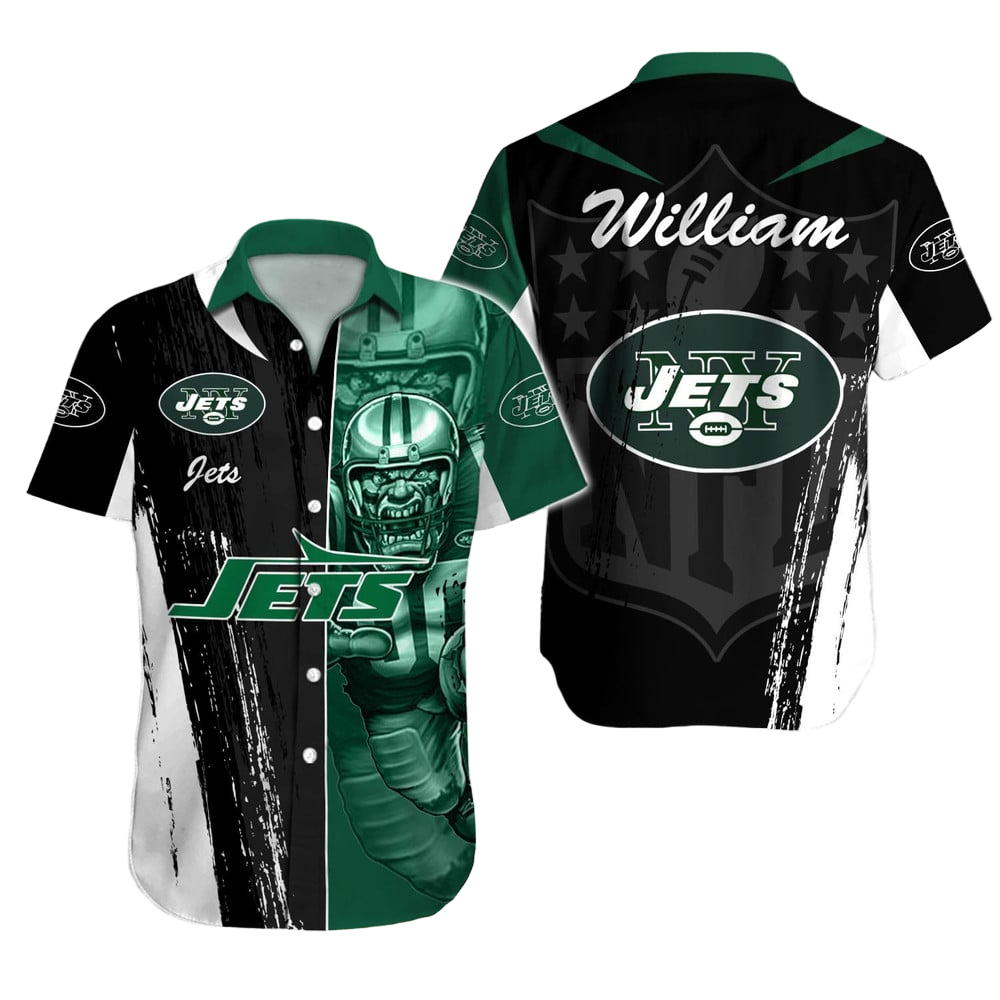 New York Jets Hawaiian Shirt NFL Football Custom Hawaiian Shirt for Men Women Gift For Fans