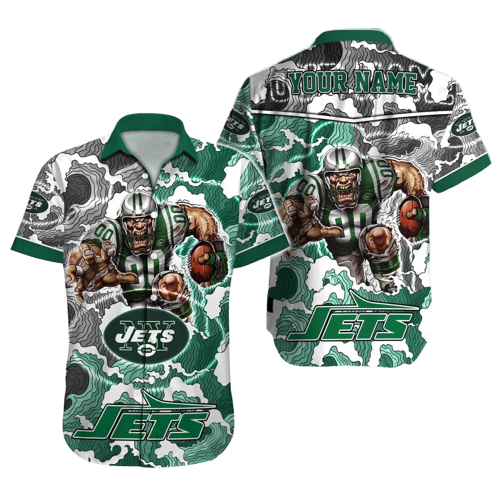 New York Jets Hawaiian Shirt NFL Football Custom Hawaiian Shirt for Men Women Gift For Fans