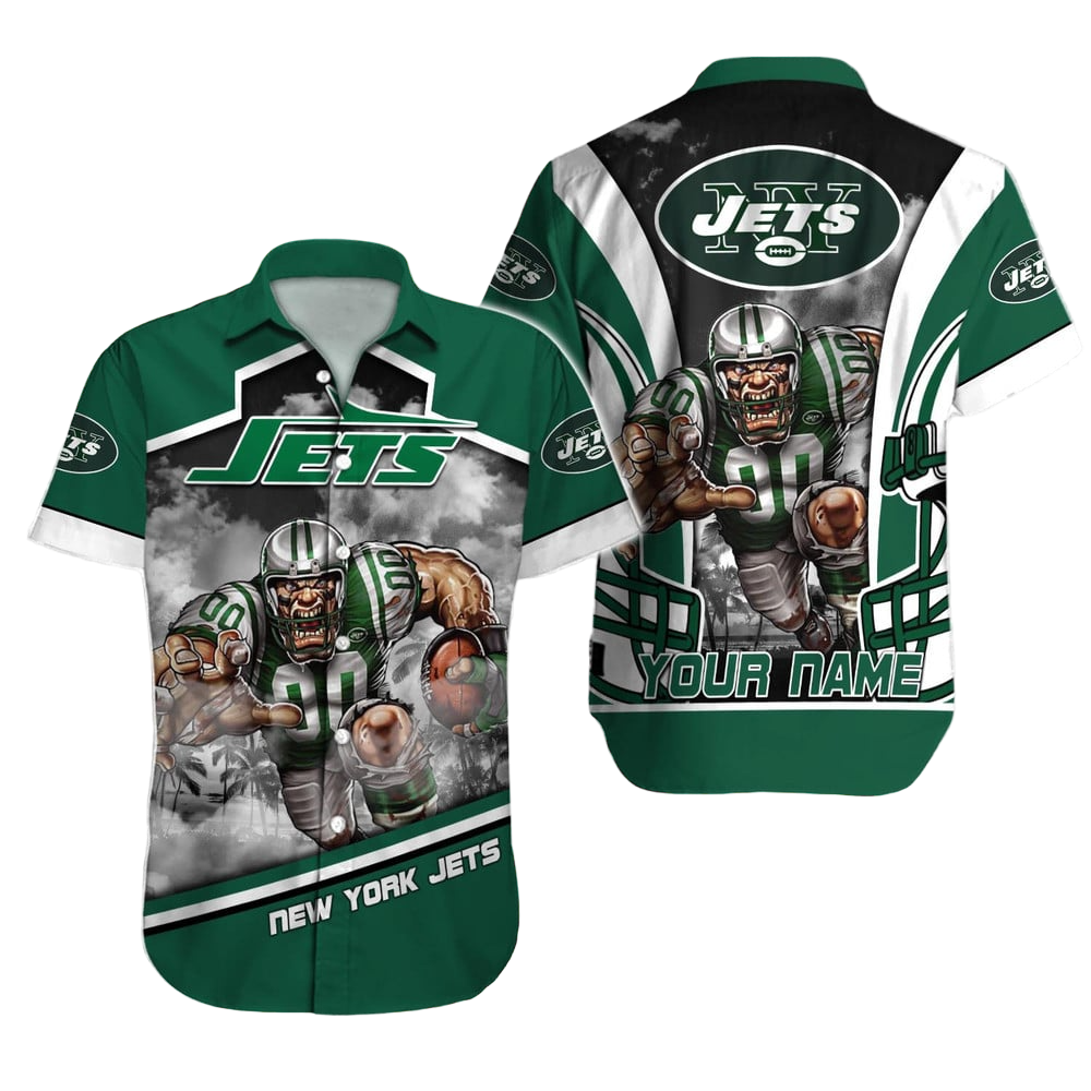 New York Jets Hawaiian Shirt NFL Football Custom Hawaiian Shirt for Men Women Gift For Fans