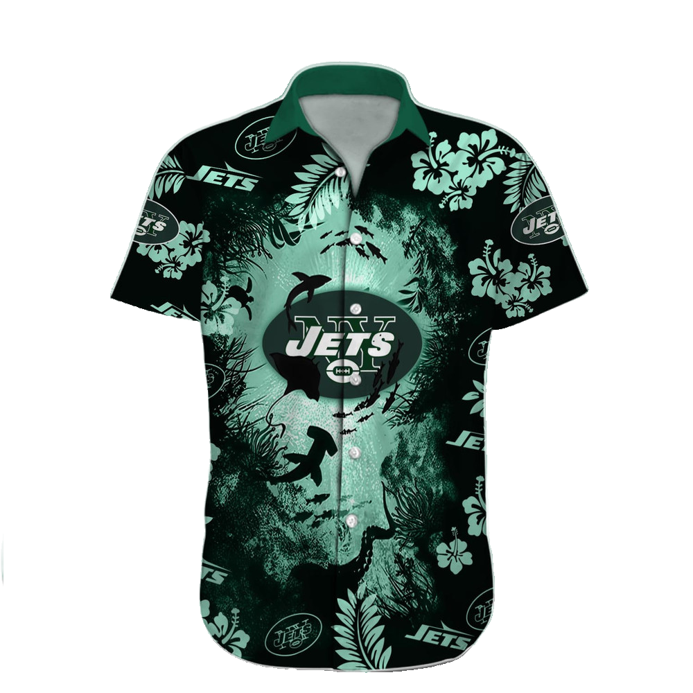 New York Jets Hawaiian Shirt NFL Football Custom Hawaiian Shirt for Men Women Gift For Fans