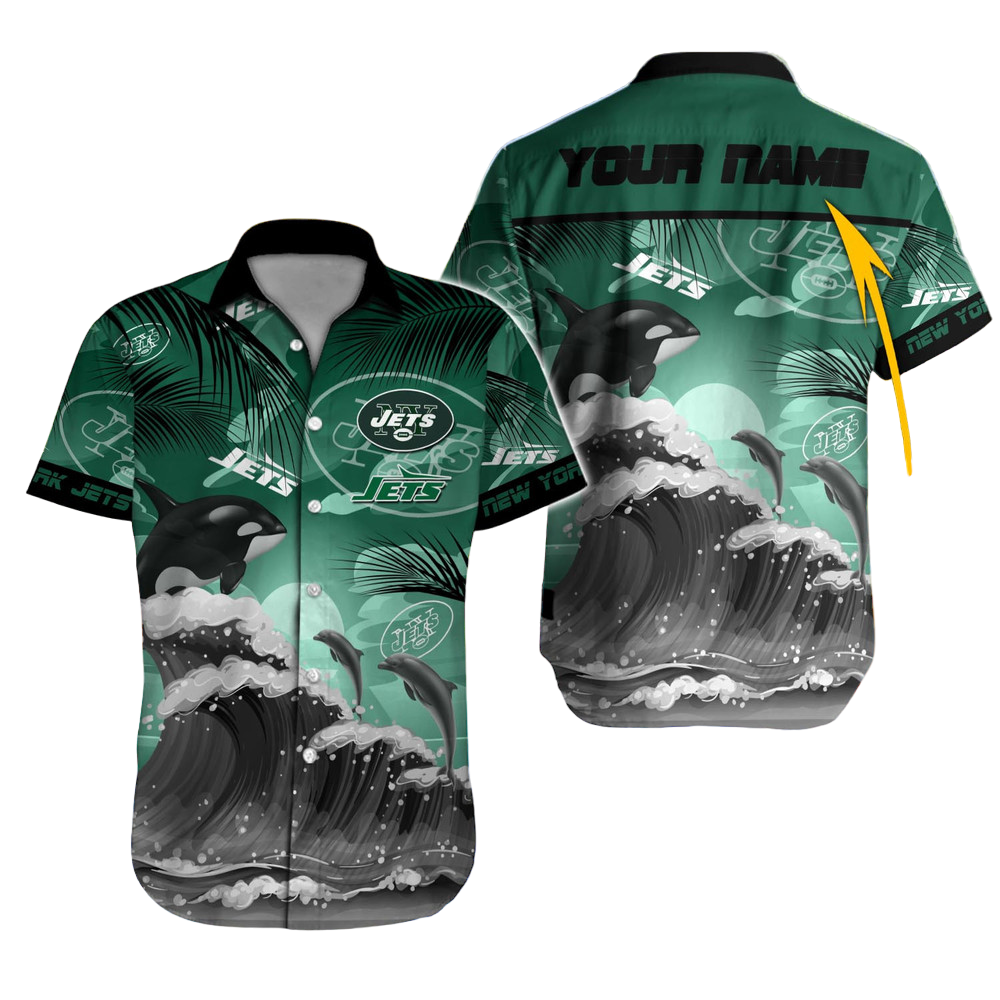 New York Jets Hawaiian Shirt NFL Football Custom Hawaiian Shirt for Men Women Gift For Fans