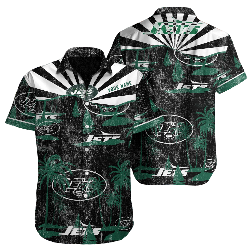 New York Jets Hawaiian Shirt NFL Football Custom Hawaiian Shirt for Men Women Gift For Fans