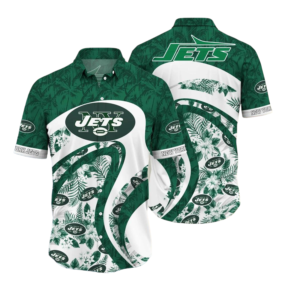 New York Jets NFL Hawaii Shirt Graphic Floral Tropical Pattern This Summer For Fan