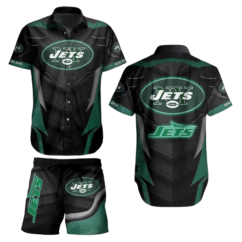 New York Jets NFL Hawaiian Shirt And Short Summer Perfect Gift For Fans