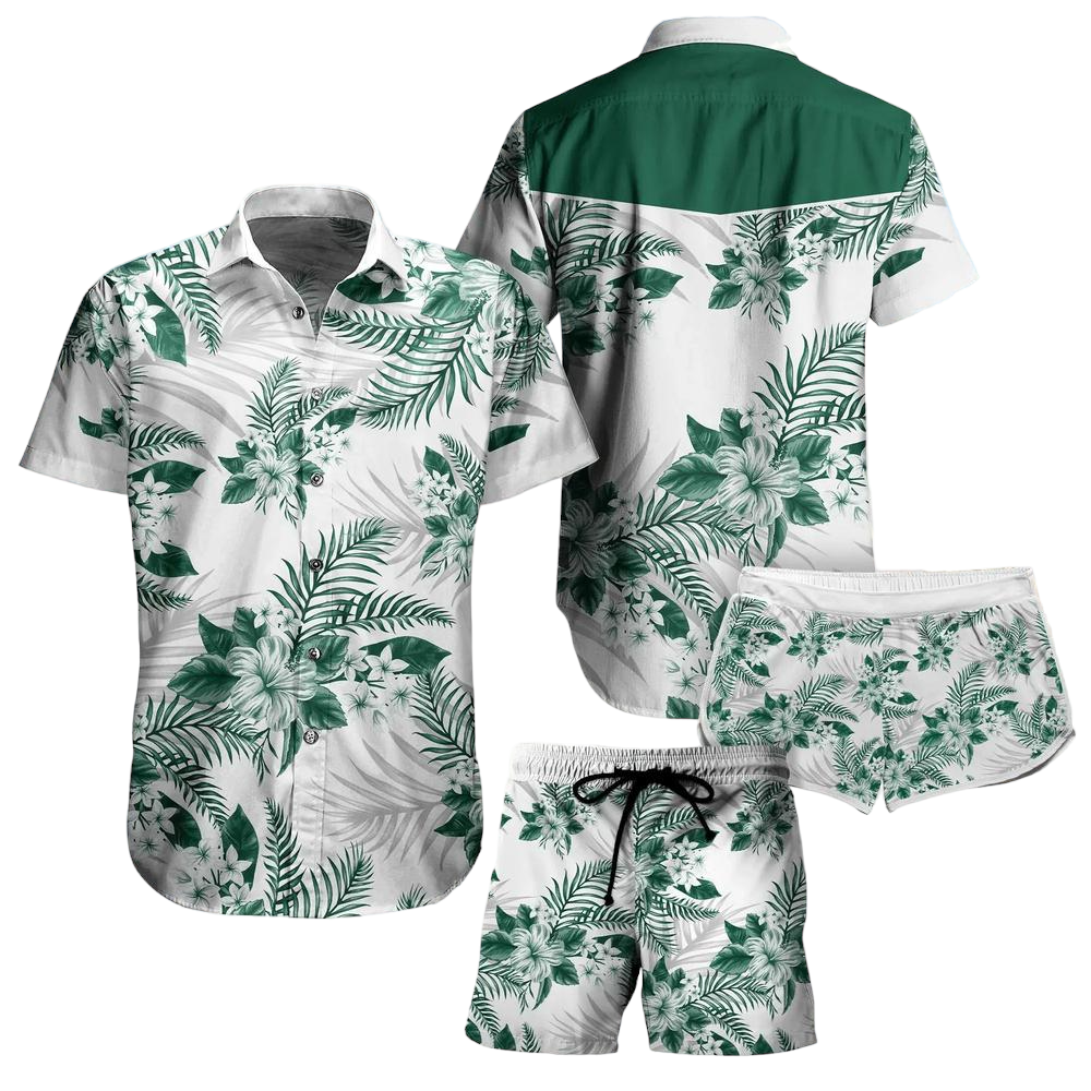 New York Jets NFL Hawaiian Shirt And Short Tropical Pattern Graphic This Summer For Sports Enthusiast