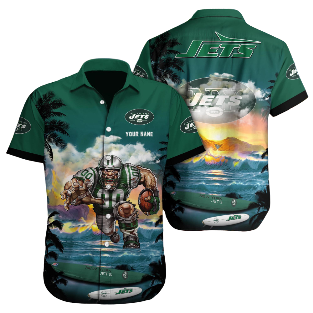 New York Jets NFL NFL Football Custom Hawaiian Shirt for Men Women Gift For Fans