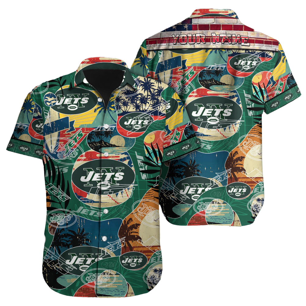 New York Jets NFL NFL Football Custom Hawaiian Shirt for Men Women Gift For Fans