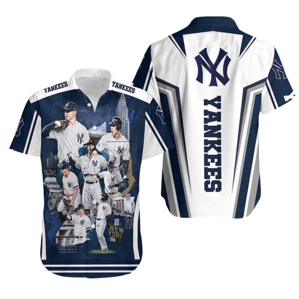 New York Yankees Great Players Lineup Hawaiian Shirt Aloha Shirt for Men Women