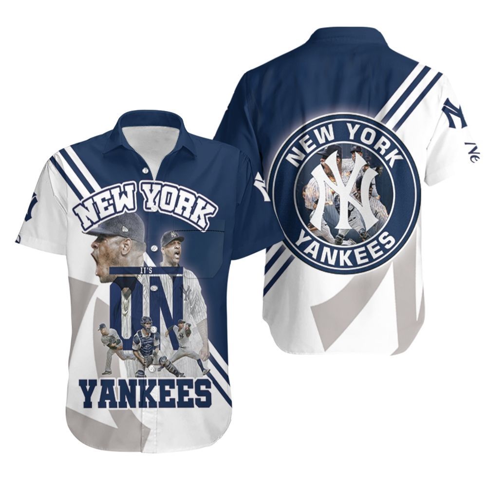 New York Yankees Luis Severino Mariano Rivera Its On For Fan Hawaiian Shirt Aloha Shirt for Men Women