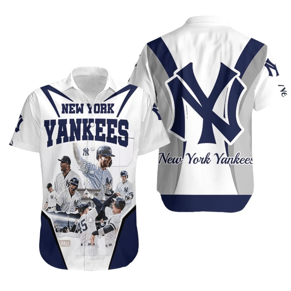 New York Yankees The Second Half Is When Pinstripes Are Earned Hawaiian Shirt Aloha Shirt for Men Women Combo Beach