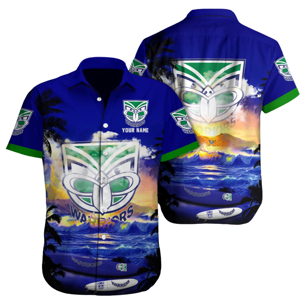 Newzealand warrios NRL Custom Hawaii Shirt  for Men Women Gift for Fans