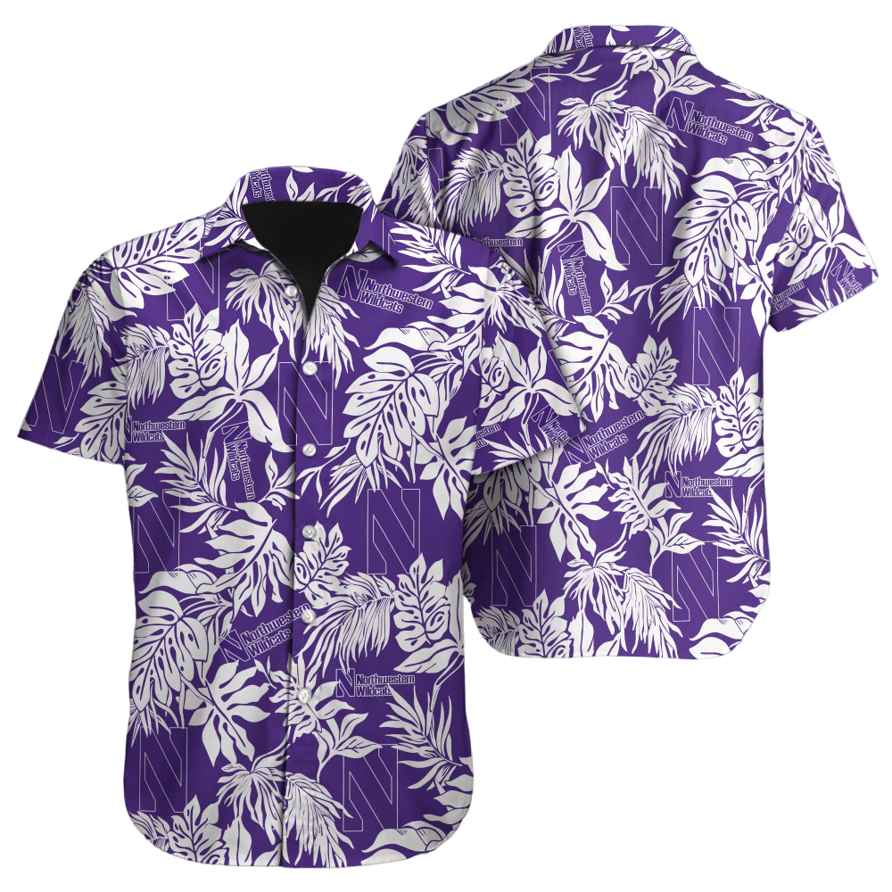 Northwestern Wildcats NCAA Hawaiian shirt for Men Women Gift for Fans