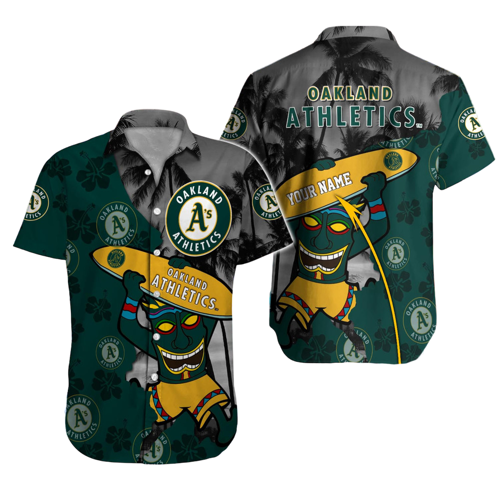 Oakland Athletics MLB Hawaiian Shirt Custom Hawaii Shirt for Men Women Gift for Fans