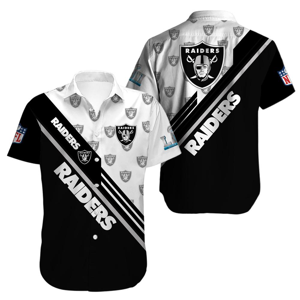 Oakland Raiders Hawaiian Shirt for Men Women