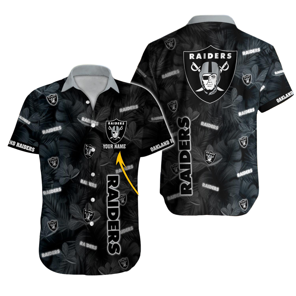 Oakland Raiders NFL Hawaii Shirt NFL Football Custom Hawaiian Shirt for Men Women Gift For Fans