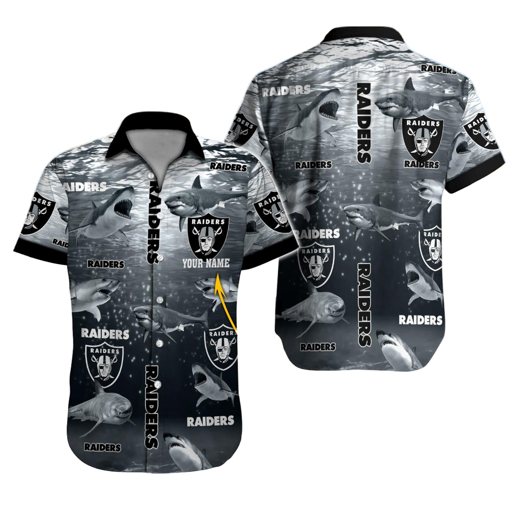 Oakland Raiders NFL Hawaii Shirt NFL Football Custom Hawaiian Shirt for Men Women Gift For Fans