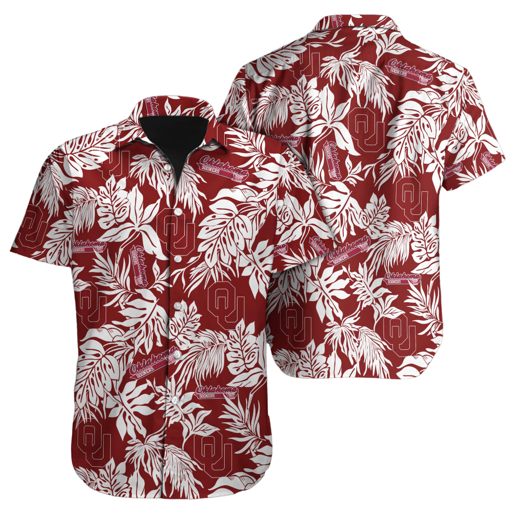 Oklahoma Football Hawaiian Shirt Aloha Shirt for Men Women Sooners Sports Shirt Gift for Fans