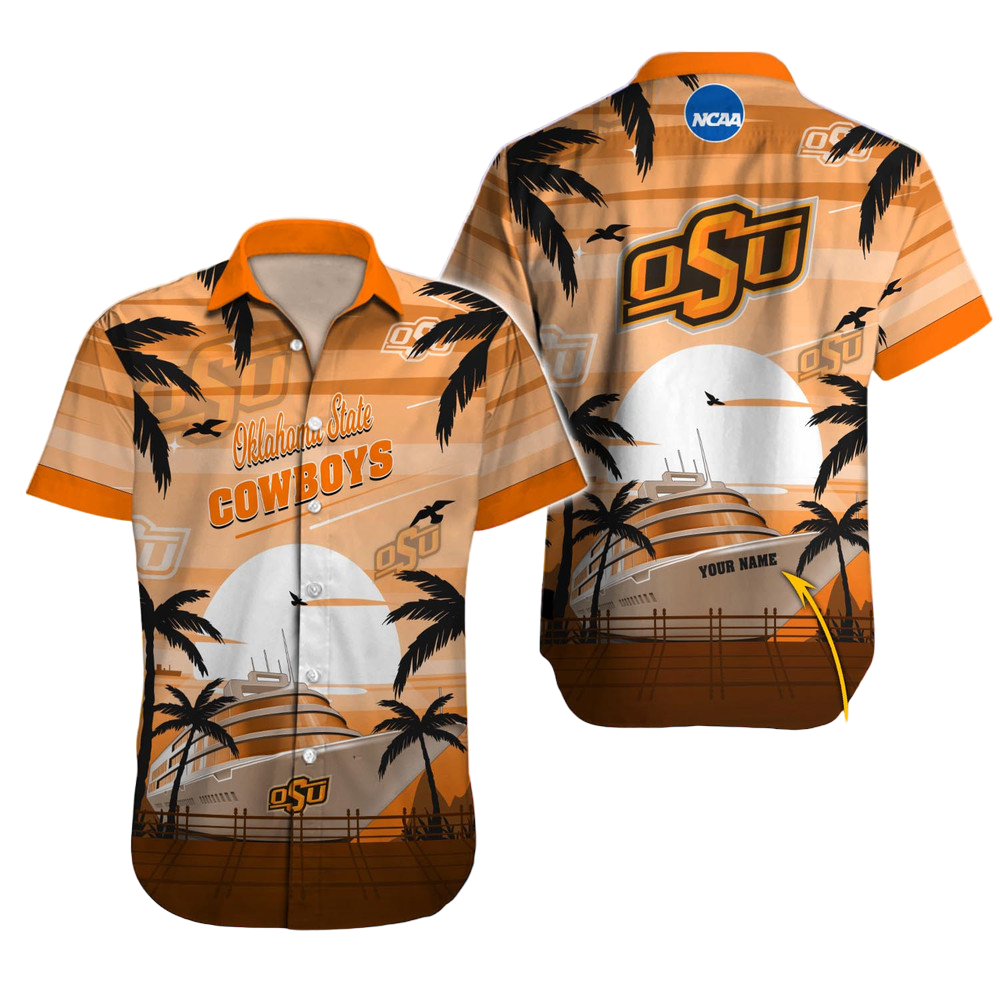 Oklahoma State Cowboys NCAA Hawaiian Shirt Custom Hawaii Shirt for Men Women Gift for Fans