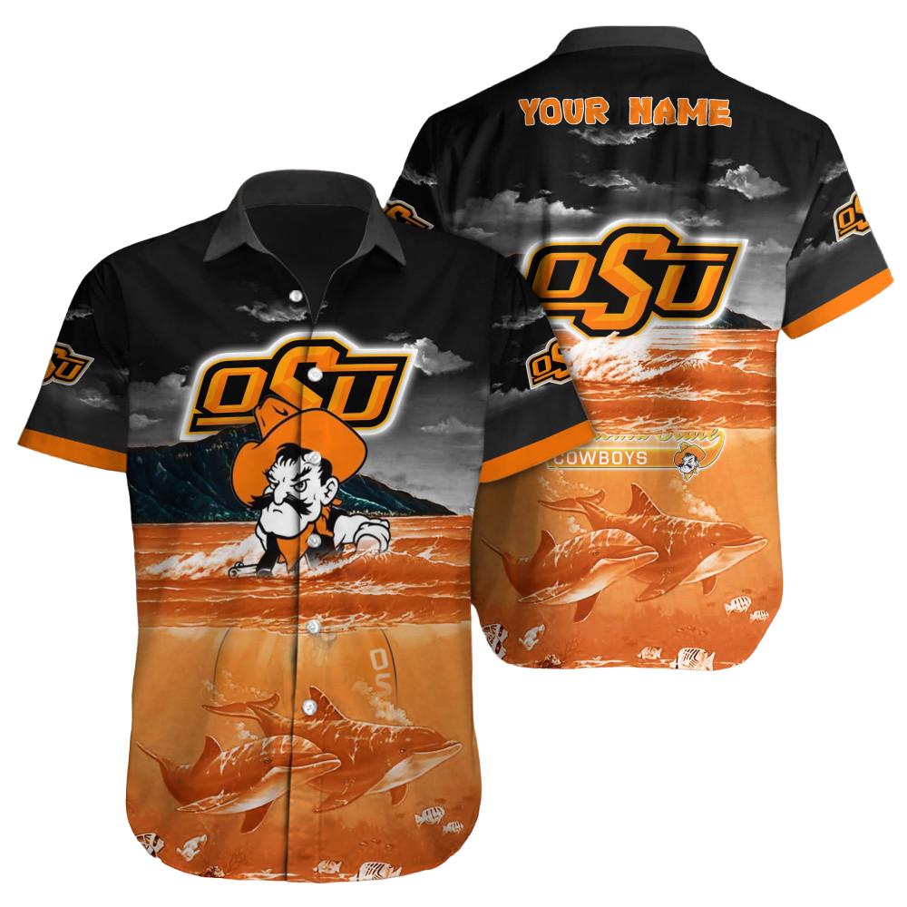 Oklahoma State Cowboys NCAA Hawaiian Shirt Custom Hawaii Shirt for Men Women Gift for Fans