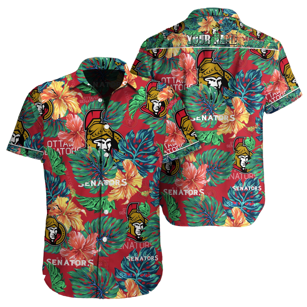 Ottawa Senators NHL Custom Hawaiian shirt for Men Women Gift for Fans