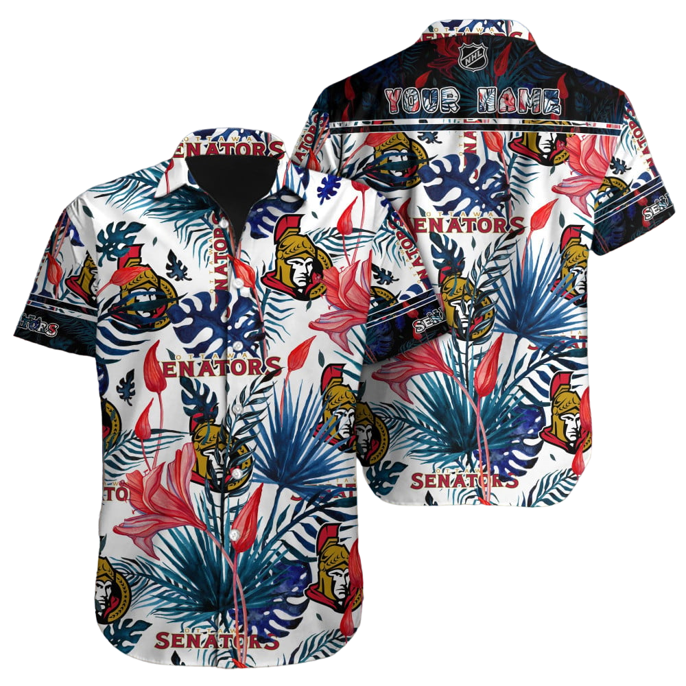 Ottawa Senators NHL Hawaiian Shirt Custom Hawaii Shirt for Men Women Gift for Fans