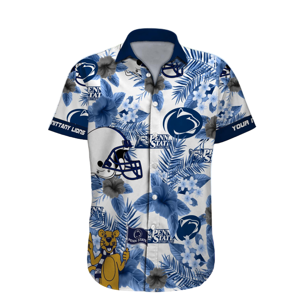 Penn State Nittany Lions NCAA Hawaiian Shirt Custom Hawaii Shirt for Men Women Gift for Fans