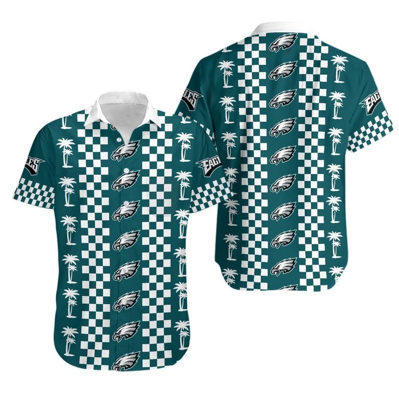 Philadelphia Eagles Coconut Trees Hawaii Shirt for Men Women