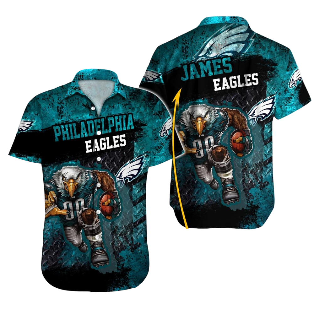 Philadelphia Eagles Hawaiian Shirt NFL Football Custom Hawaiian Shirt for Men Women Gift For Fans