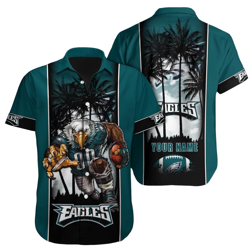 Philadelphia Eagles Hawaiian Shirt NFL Football Custom Hawaiian Shirt for Men Women Gift For Fans