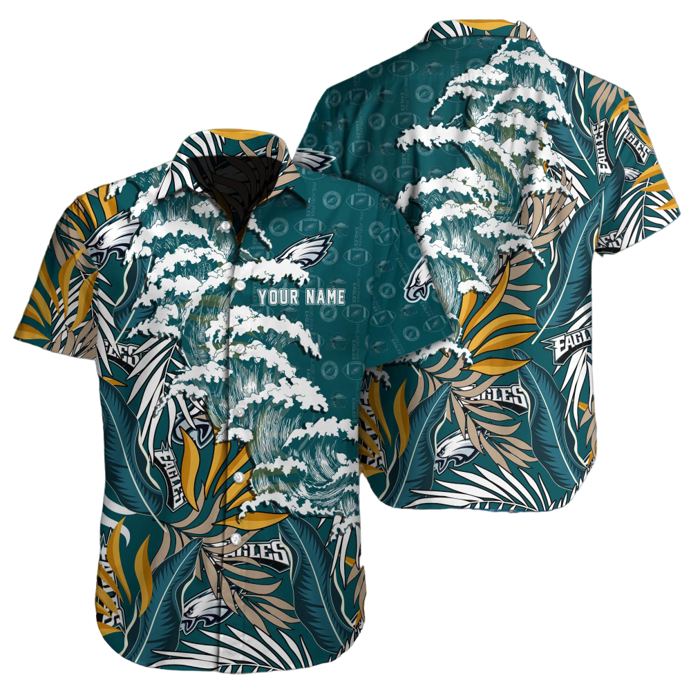 Philadelphia Eagles Hawaiian Shirt NFL Football Hawaiian Shirt for Men Women Gift For Fans38176