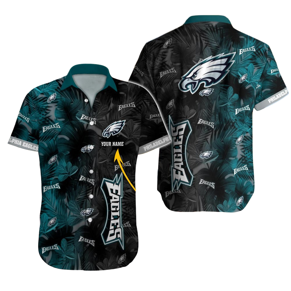 Philadelphia Eagles NFL Hawaii Shirt NFL Football Custom Hawaiian Shirt for Men Women Gift For Fans