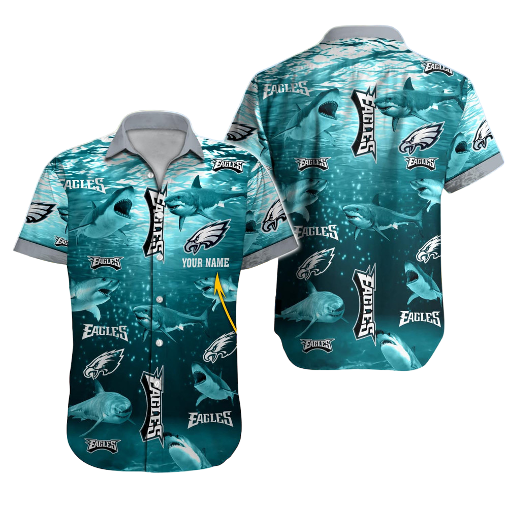 Philadelphia Eagles NFL Hawaii Shirt NFL Football Custom Hawaiian Shirt for Men Women Gift For Fans