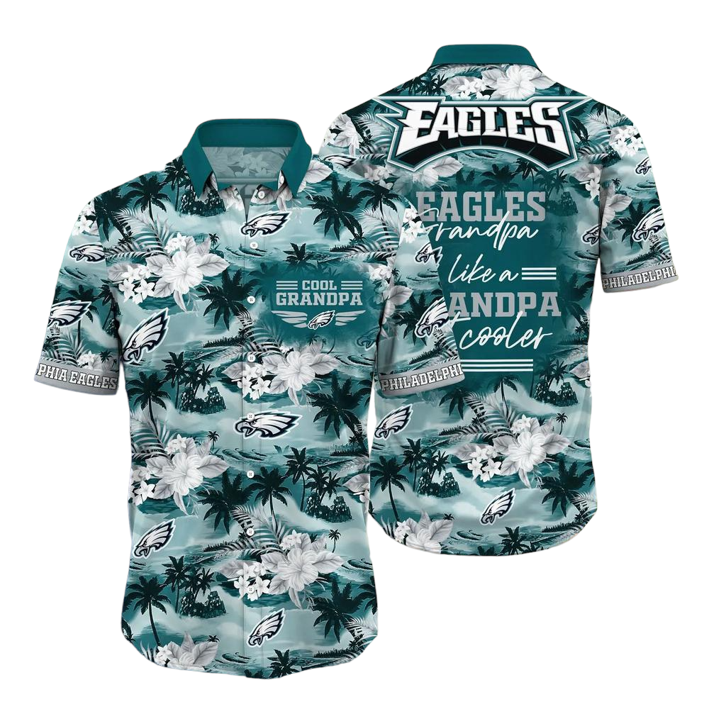 Philadelphia Eagles NFL Hawaiian Shirt For Grandparent New Trending Beach Shirt