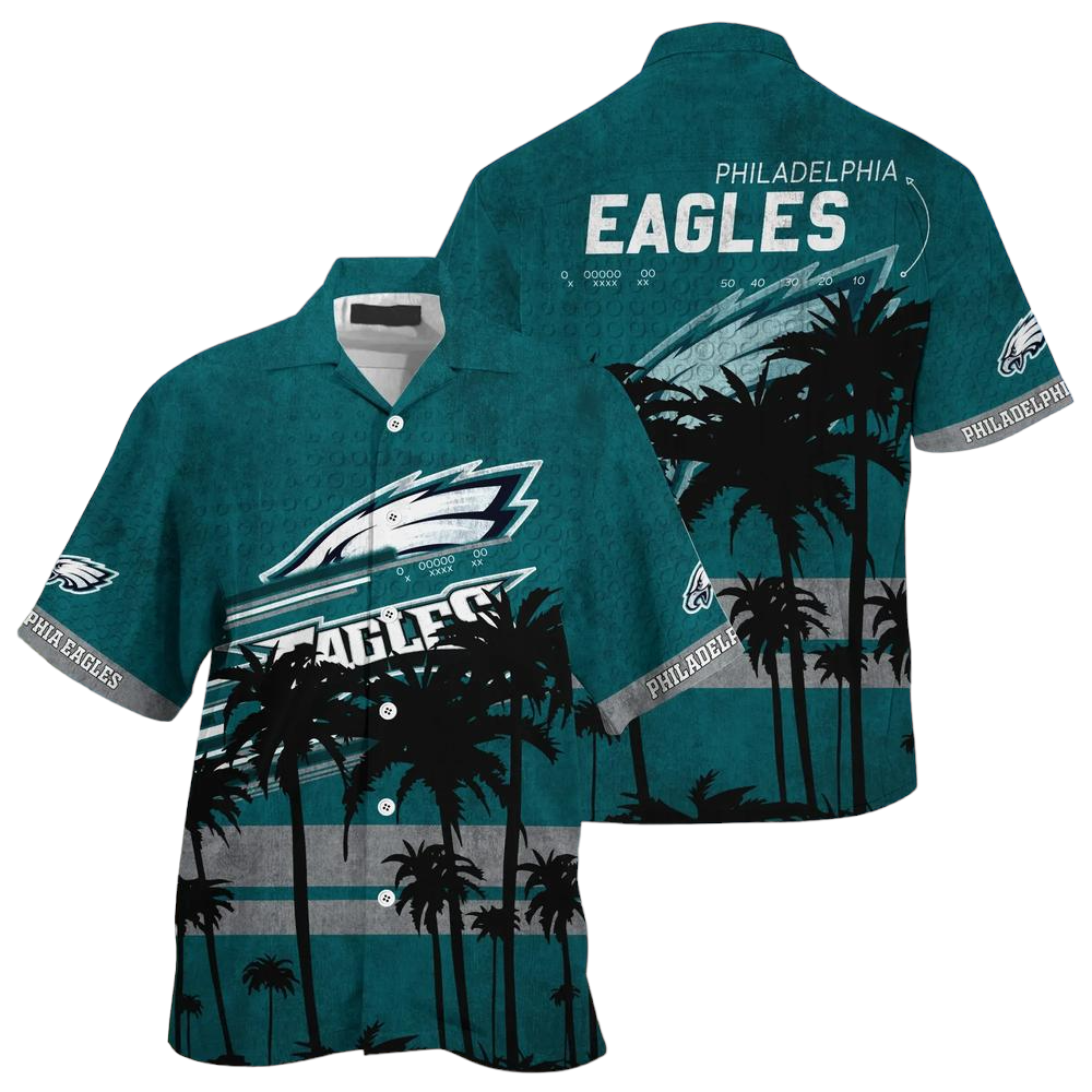Philadelphia Eagles NFL Hawaiian Shirt This Summer Beach Shirt Gift For Fans
