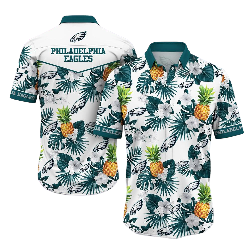 Philadelphia Eagles NFL Hawaiian Shirt Tropical Pattern Graphic Hawaii Shirt For Fan Ever