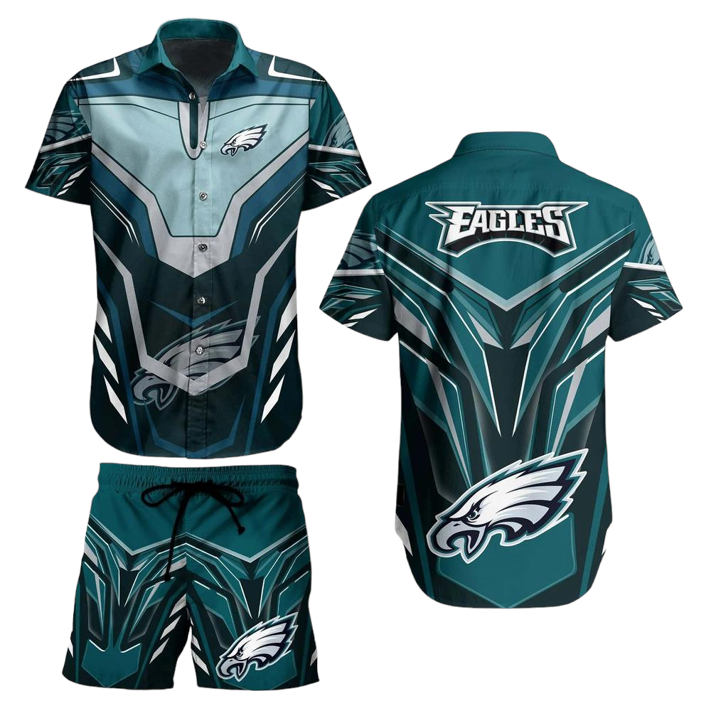 Philadelphia Eagles NFL Hawaiian Shirt Hot Trend Summer For Sports Fans NFL Enthusiast