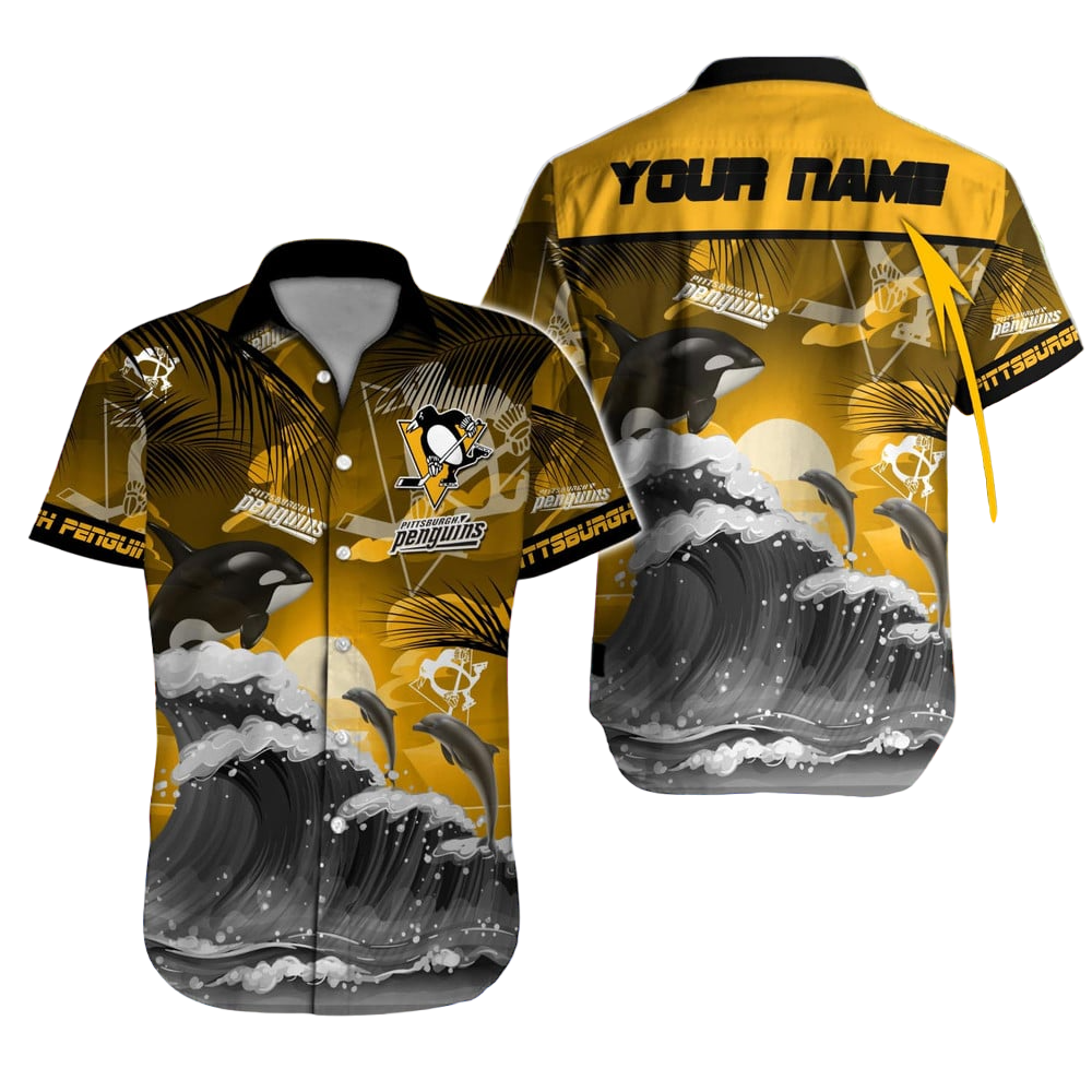 Pittsburgh Penguins NHL Hawaiian Shirt Custom Hawaii Shirt for Men Women Gift for Fans